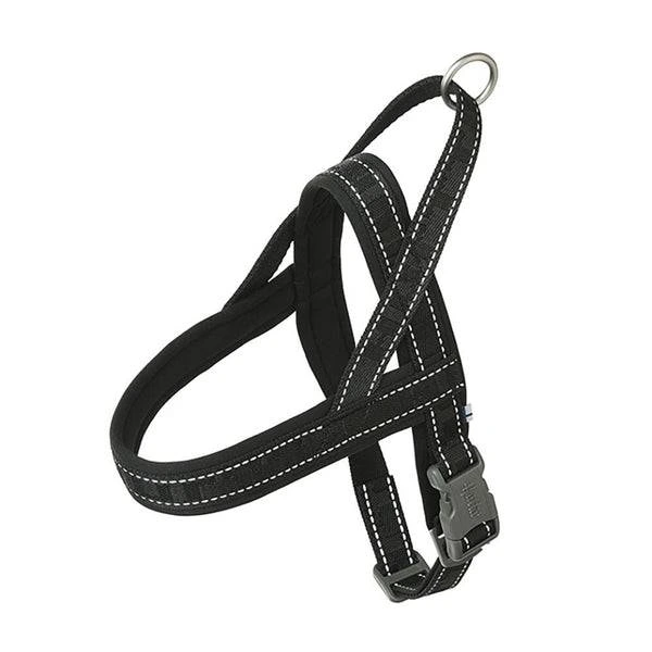 Пом'якшена шлея для собак Hurtta Casual harness ECO 30-35 Чорний