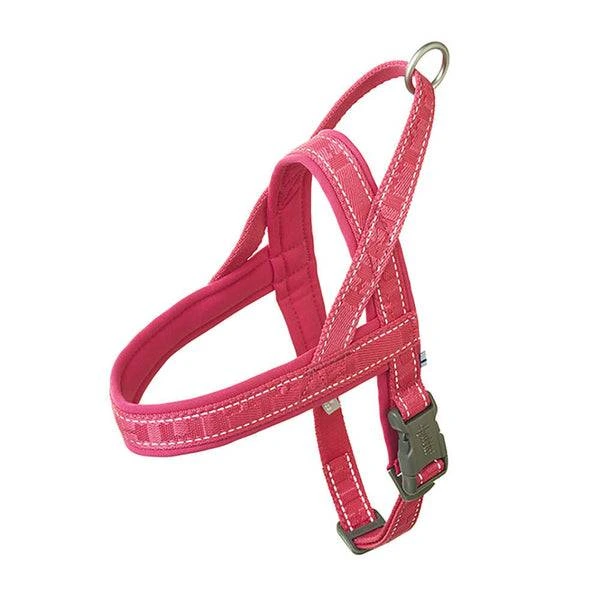 Пом'якшена шлея для собак Hurtta Casual harness ECO 45-55 Рожевий