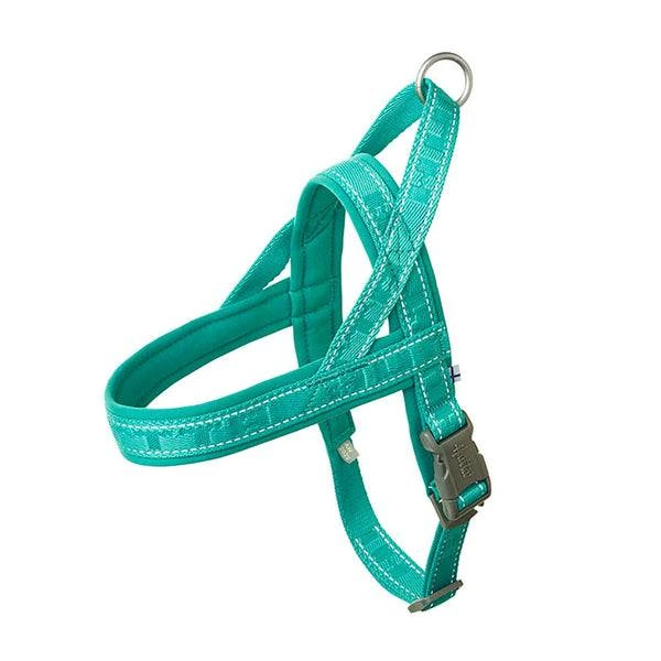 Смягченная шлея для собак Hurtta Casual harness ECO 45-55 Бирюзовый
