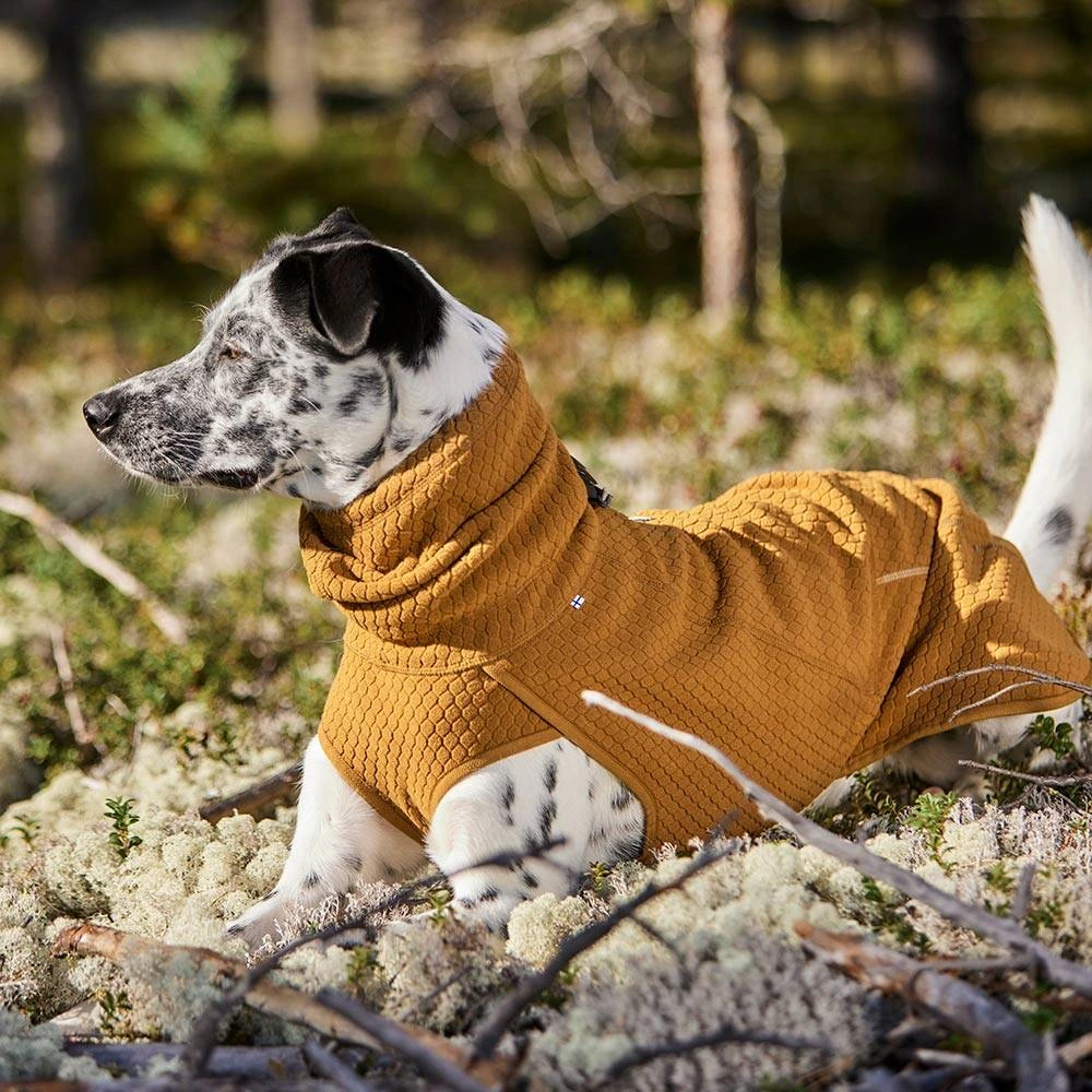 Утеплена куртка для собак Hurtta Warming Midlayer ECO 60 Гірчичний