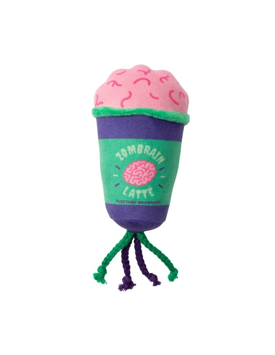 М'яка іграшка для котів FuzzYard Zombrain Latte