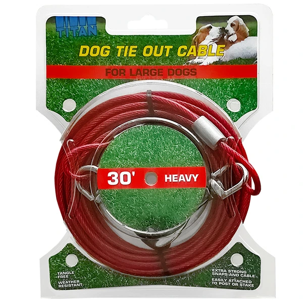 Кабель для прив'язі собак Coastal Titan Heavy Cable, 9 м