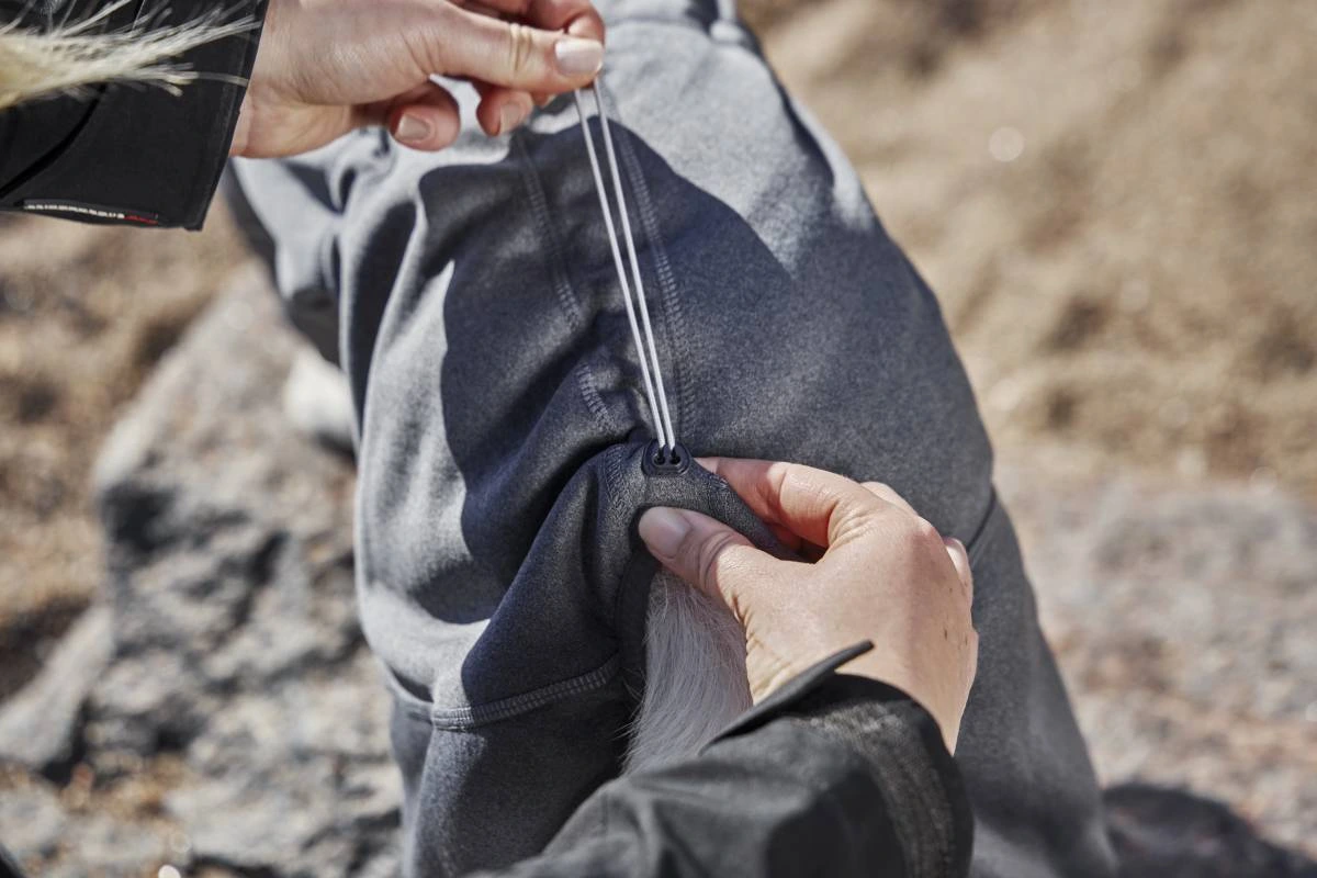 Утеплений комбінезон для собак Hurtta Midlayer Overall 40M Сірий