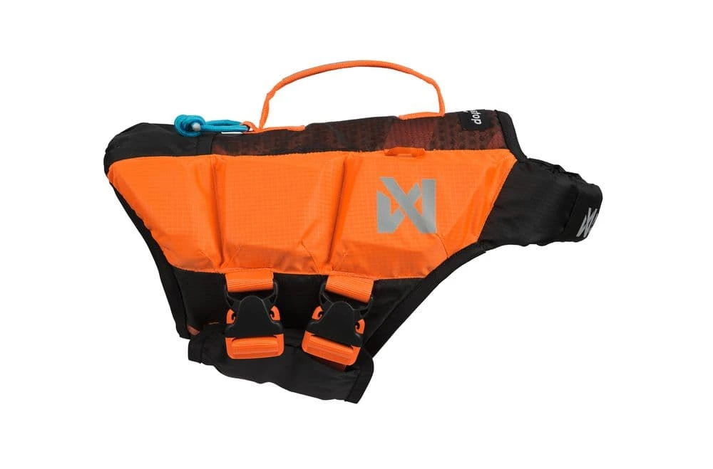 Рятувальний жилет для собак Protector life jacket Non-stop dogwear Чорний/Помаранчевий 3