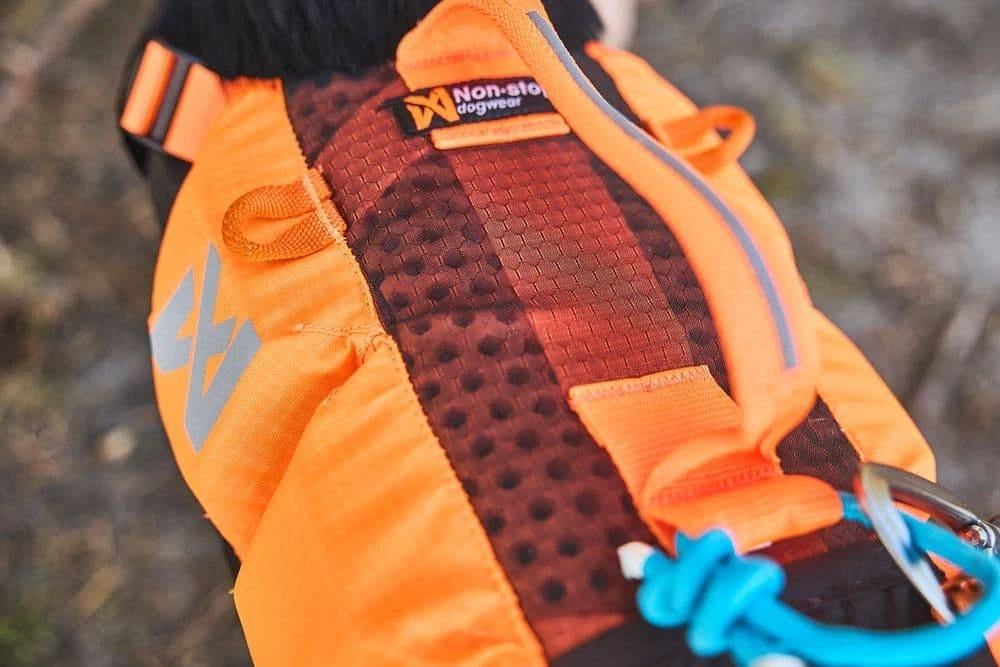 Спасательный жилет для собак Protector life jacket Non-stop dogwear Черный/Оранжевый 6