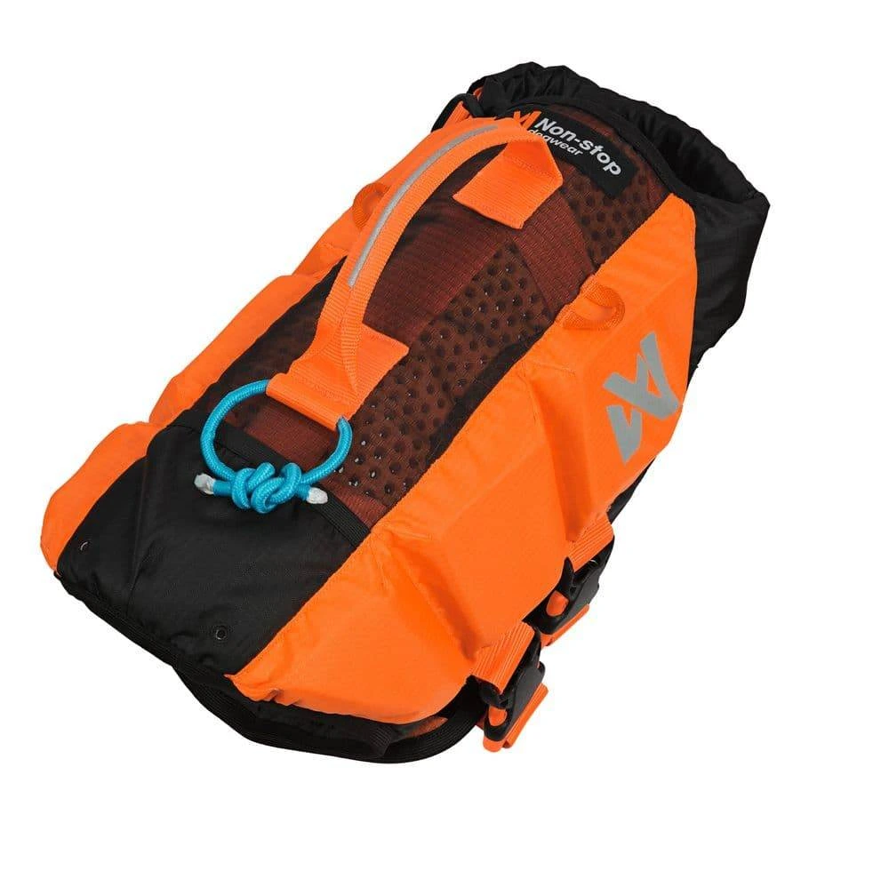 Спасательный жилет для собак Protector life jacket Non-stop dogwear Черный/Оранжевый 6
