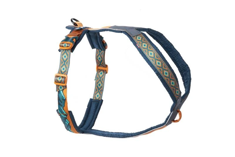 Шлейка для собак Line harness 5.0 RP signature edition Non-stop dogwear Бірюзовий/Дуб 6