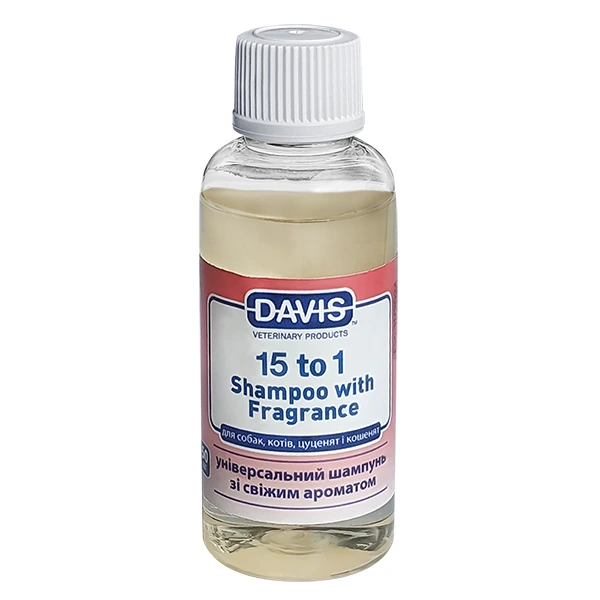 Шампунь для собак і котів Davis 15 to 1 With Fragrance, з ароматом, концентрат