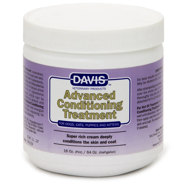 Кондиціонер для собак і котів Davis Cosmetic Advanced Conditioning Treatment, з оліями макадамії, жожоба, оливкової