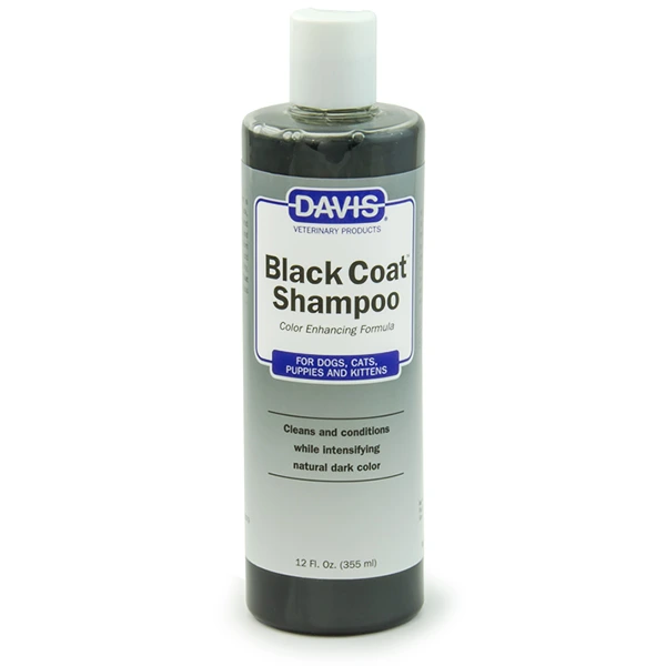 Шампунь для собак і котів Davis Black Coat Shampoo, для чорної шерсті, концентрат