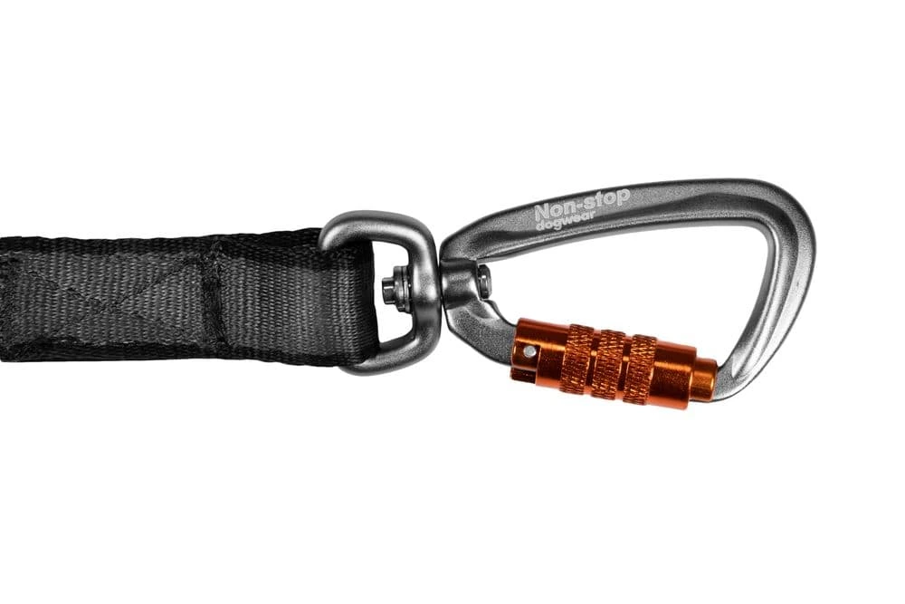Повідець для собак Move leash Non-stop dogwear Чорний 1,5 м/15 мм