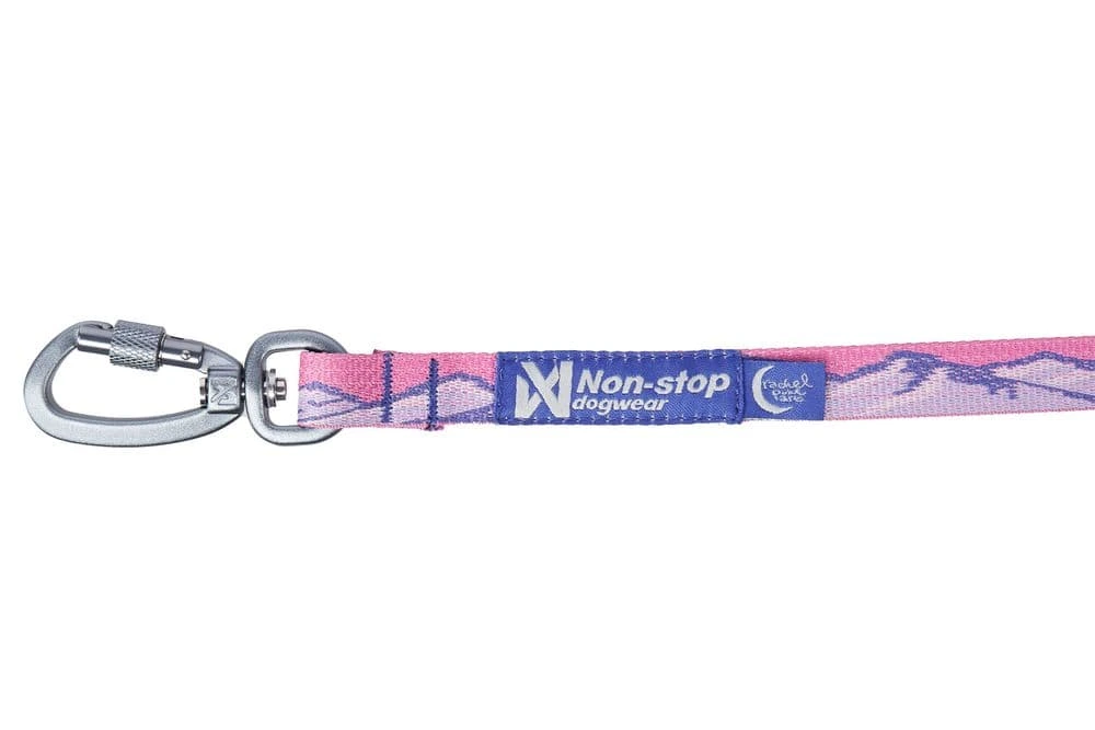 Повідець для собак Trail quest leash RP signature edition Non-stop dogwear Фіолетовий/Рожевий 15 мм/2 м