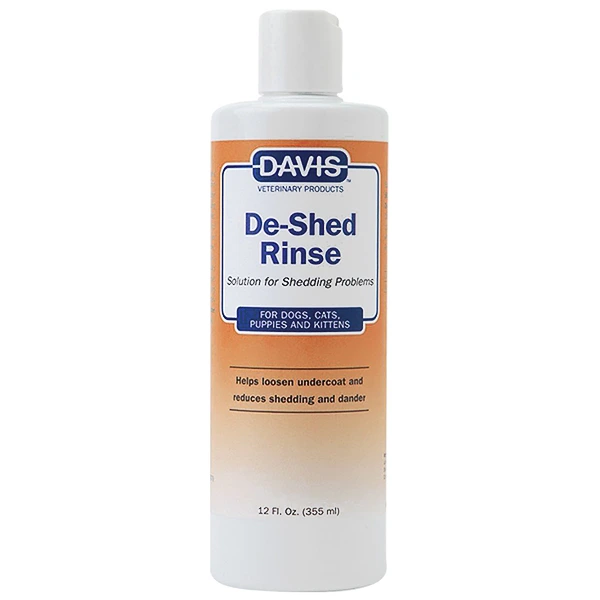 Ополіскувач для собак і котів Davis De-Shed Rinse, для полегшення линьки, концентрат