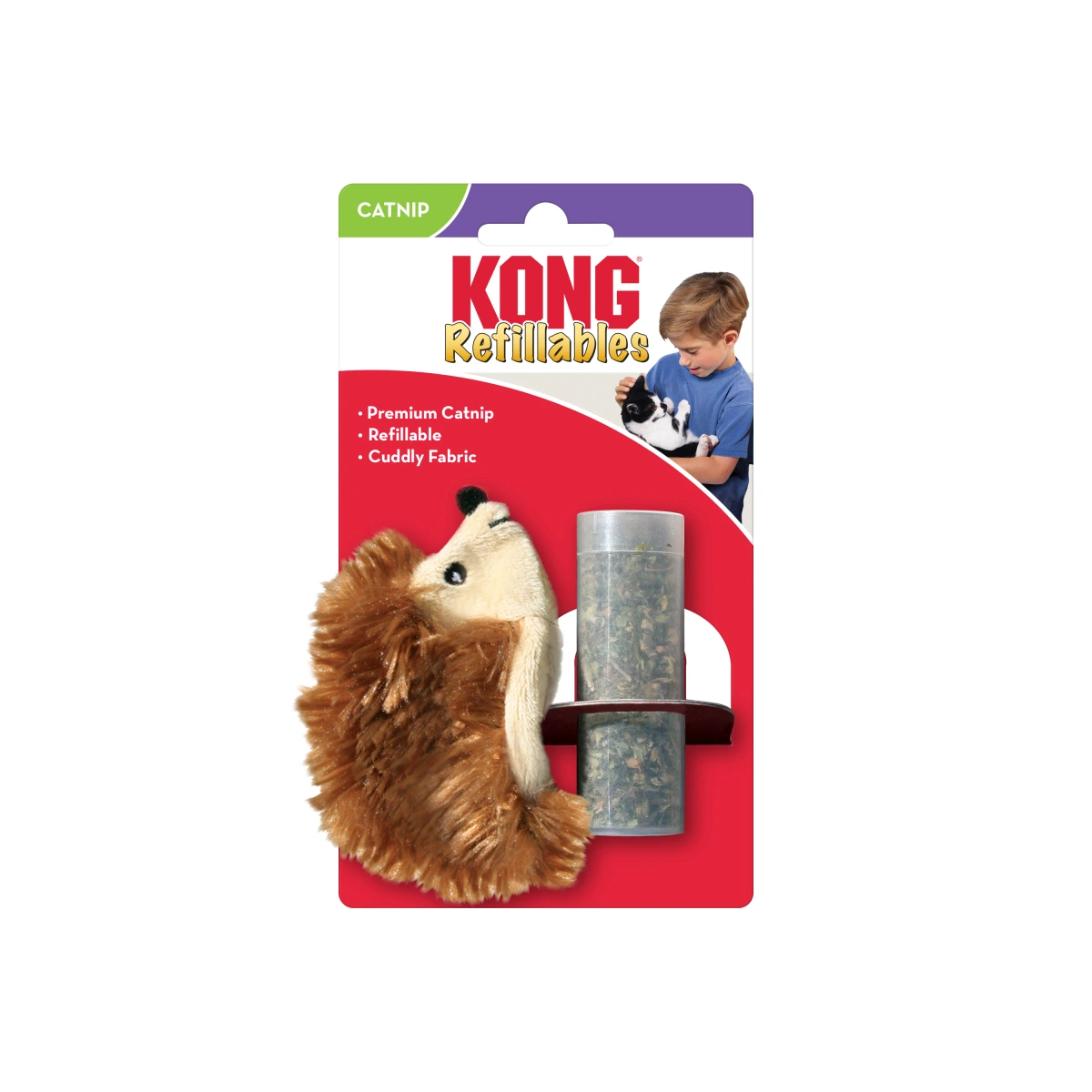 Іграшка для котів Kong Refillables Hedgehog