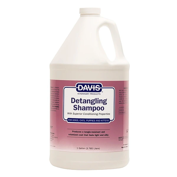 Шампунь-кондиціонер для собак і котів Davis Cosmetic Detangling, Легке розчісування, від ковтунів, концентрат