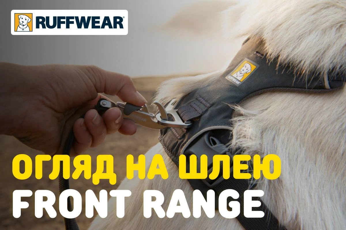 Повсякденна шлейка для собак Ruffwear Front Range® L/XL 81-107 см Помаранчевий