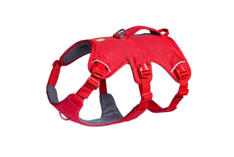 Підтримуюча шлейка для службових собак Ruffwear Web Master™ L/XL 81-107 см Яскраво-червоний