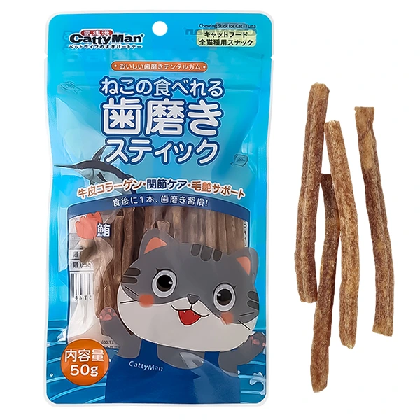 Жувальні ласощі для котів CattyMan Chewing Stick, Тунець