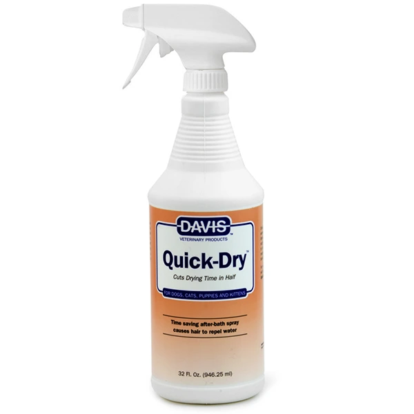 Спрей для собак і котів Davis Quick-Dry Spray, 946 ml