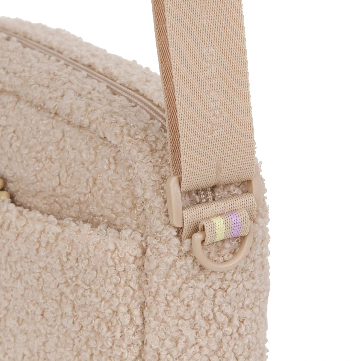Квадратна сумка для ласощів та аксесуарів собак Palopa Noka Teddy-Fleece Бежевий