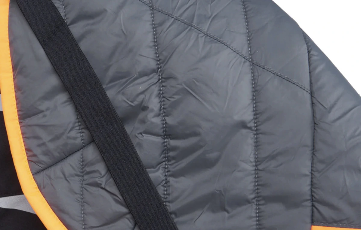 Тепла зимова куртка для собак Glacier jacket 3.0 Non-stop dogwear Чорний/Помаранчевий 30
