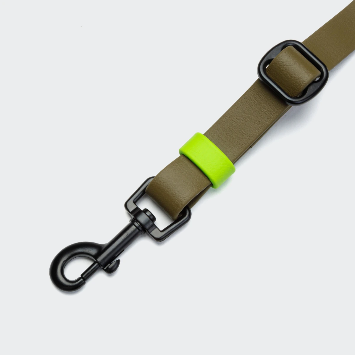 Биотановый поводок свободные руки для собак Cloud7 Hands-Free-Leash Ipanema Оливковый 1,6 - 2,6 м One Size