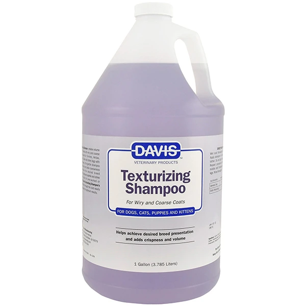 Шампунь для собак і котів Davis Texturizing Shampoo, для жорсткої та об’ємної шерсті, концентрат