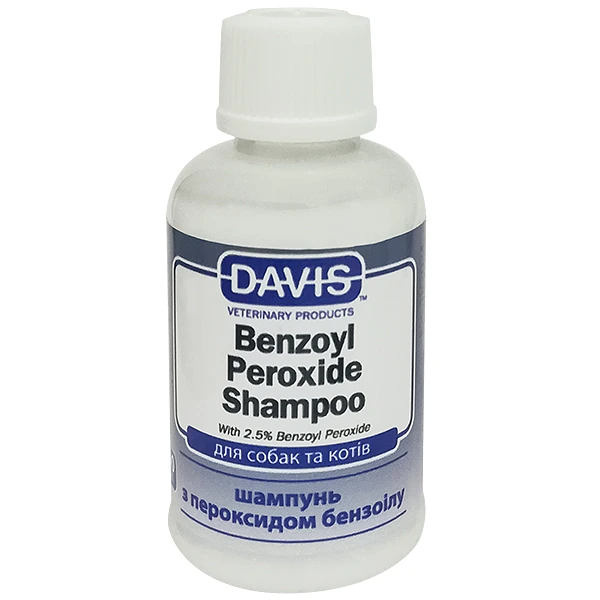 Шампунь для собак і котів Davis Veterinary Benzoyl Peroxide Shampoo, 2,5% Бензоїл Пероксид