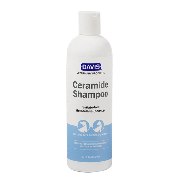 Шампунь для собак і котів Davis Ceramide, безсульфатний відновлювальний