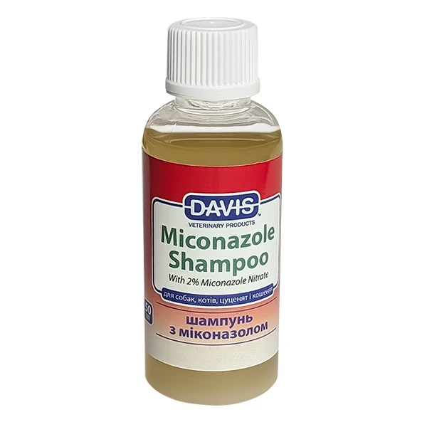 Шампунь для собак і котів Davis Veterinary Miconazole Shampoo, з 2% нітратом міконазолу, 5 мл