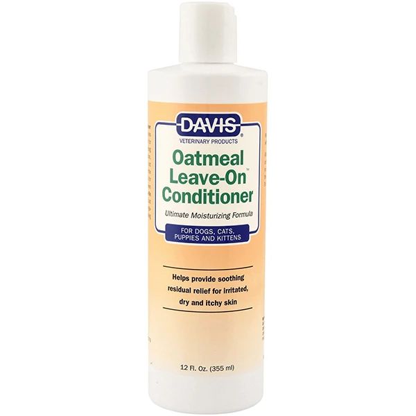 Кондиціонер для собак і котів Davis Veterinary Oatmeal Leave-On Conditioner, суперзволожувальний, концентрат