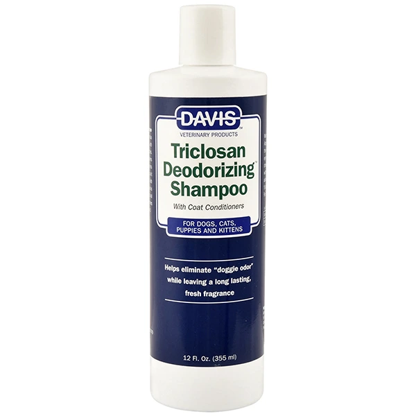 Шампунь для собак і котів Davis Triclosan Deodorizing Shampoo, дезодораційний з триклозаном, концентрат