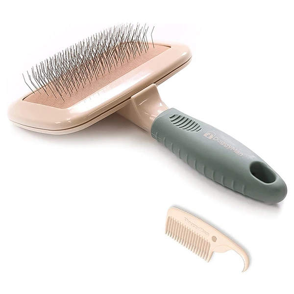 Пуходерка для собак і котів DoggyMan BS Slicker Brush, M
